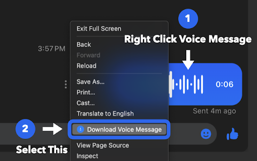 VoiLoad - voice message downloader of Facebook / Messenger