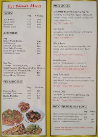 Asian Dora menu 1