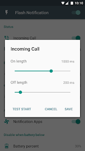 Flash Notification - Call Screen Screenshot