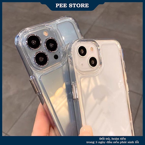 Ốp Iphone Space Trong Suốt Viền Vuông 6/6S/7/8/6Plus/7Plus/8Plus/X/Xs/Xsmax/11/11Promax/12/12Promax/13/13Promax