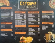 Caferiya menu 5