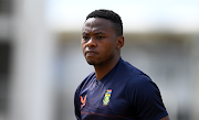 Kagiso Rabada of South Africa during a nets session at Lords Cricket Ground on August 15, 2022 in London, England. (Photo by 