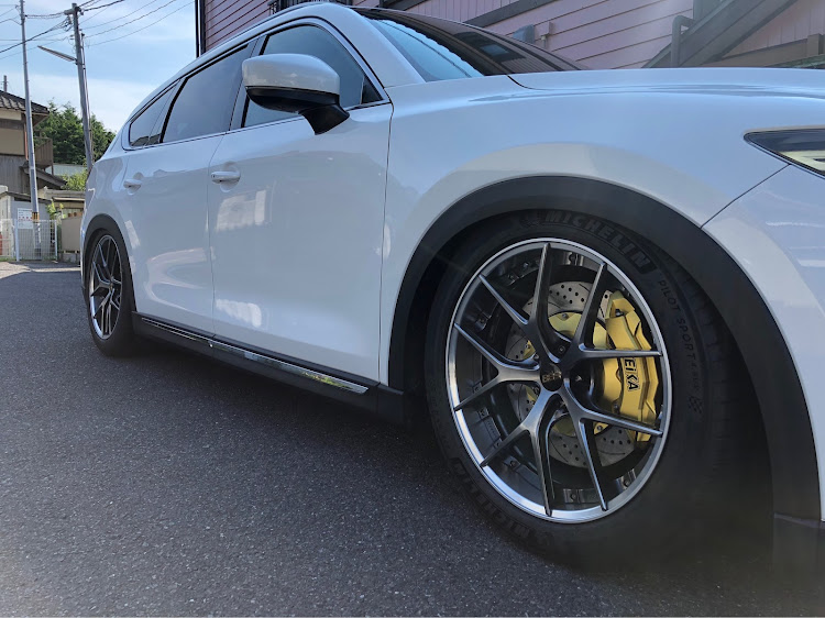 CX-8のCX-8・BBS・エアサス・社外ブレーキ・オートワールドに関するカスタム事例の投稿画像2枚目
