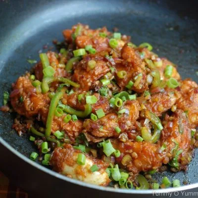 Oriental Chicken With Stirfried Broccoli