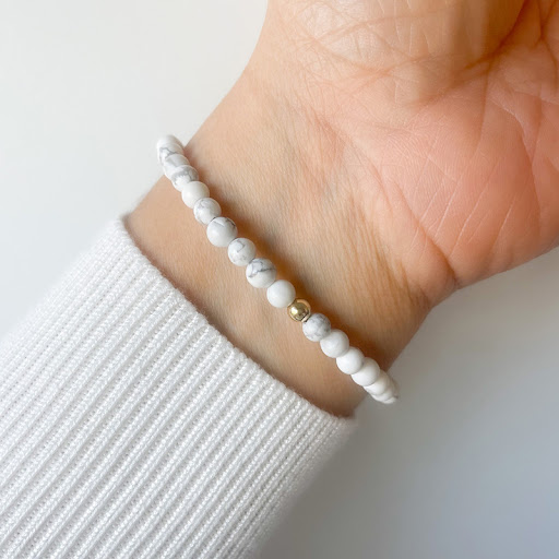 Title 4, Fashionable Exquisite Natural Stone Beads Elast...