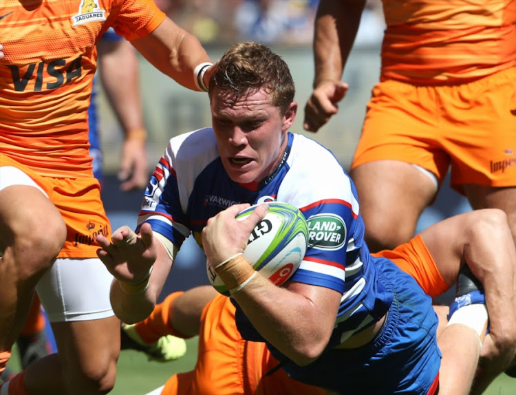 Cobus Wiese of the Stormers during the Super Rugby match against the Jaguares at DHL Newlands Stadium on February 17, 2018 in Cape Town, South Africa.