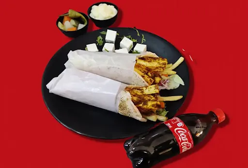 2 Paneer Shawarma Coke Combo