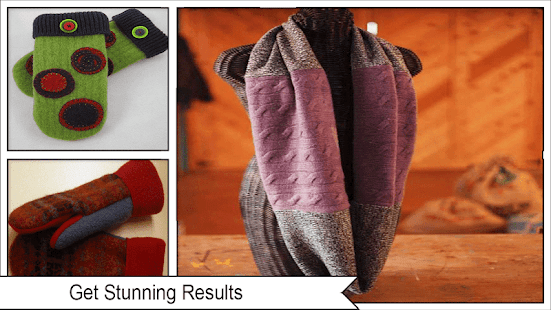 Adorable DIY Sweater Mittens - náhled