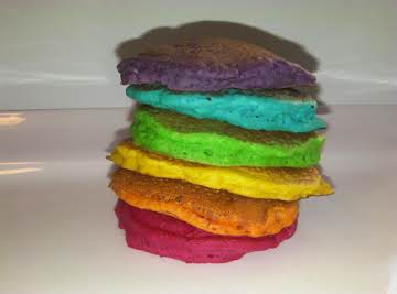 Rainbow Pancakes