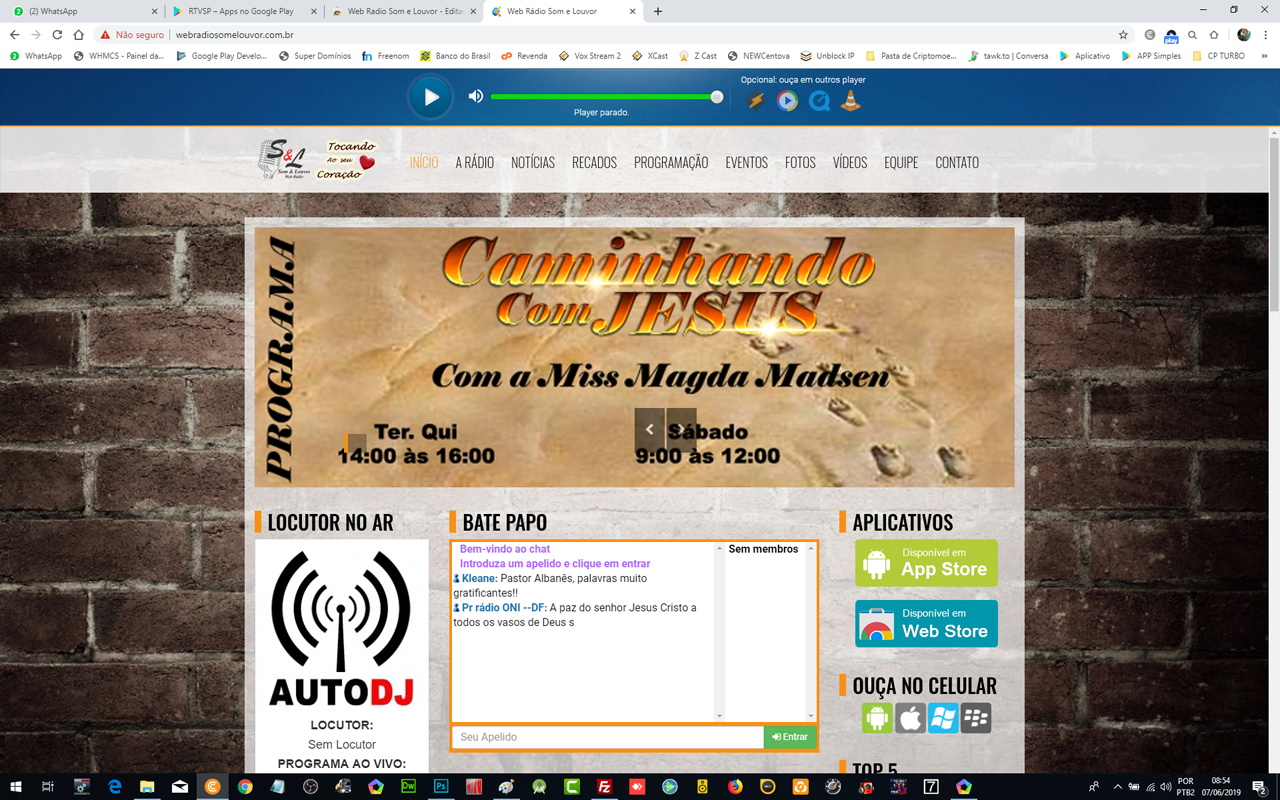 Web Radio Som e Louvor Preview image 2