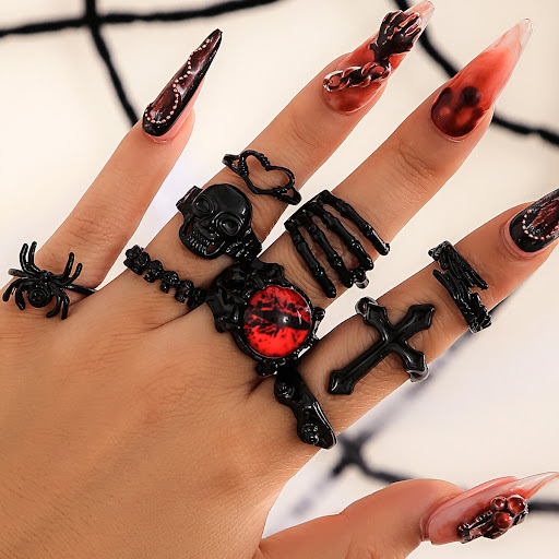 Title 1, Exaggerated Sweet Cool Style Metal Big Love Hea...