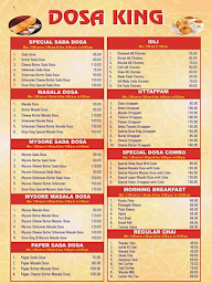 Dosa King menu 3