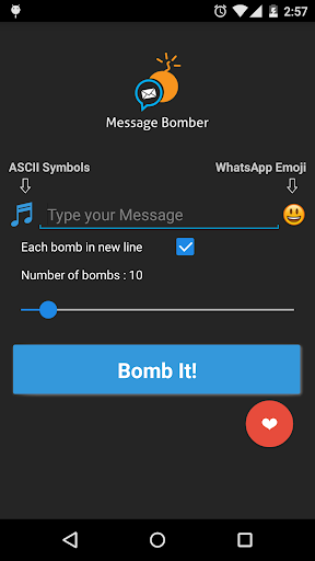 Emoji Symbol Message Bomber