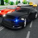 Icon Black Car Racer