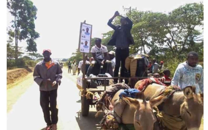 George Nene on his campaign trail