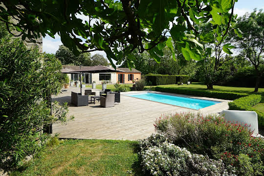 Property with pool and garden