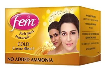 Fem Fairness Naturals Gold Creme Bleach - 24 gm