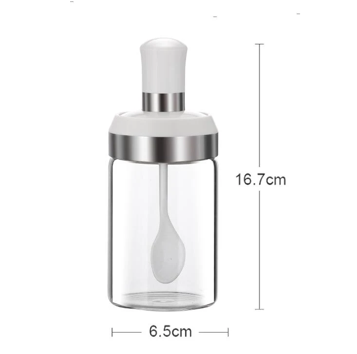 Bouteille à épices étanche en verre pour la maison, pot à sel, garde vos épices au sec, protège de l'humidité, préserve les saveurs