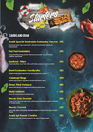 Aazhi - The Seafood Restaurant menu 3