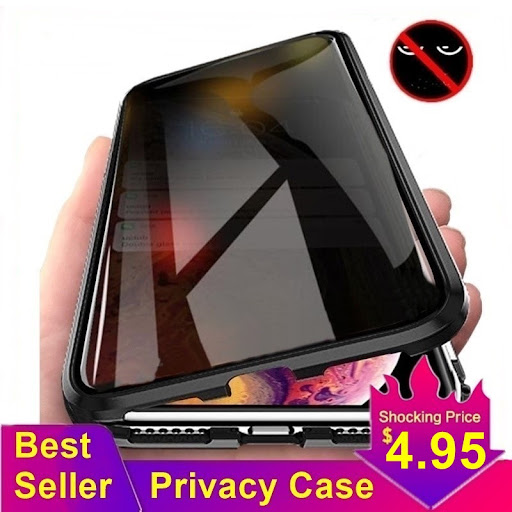 Title 2, Double-sided Glass Phone Case with Magnetic Met...