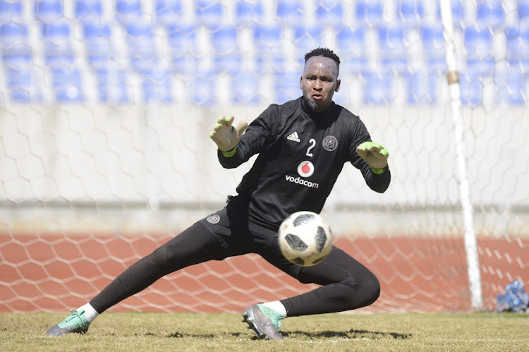 Orlando Pirates' goalkeeper Brilliant Khuzwayo. File photo.