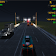 Racing in car with traffic racer icon