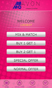 MHD-Avon Ordering App screenshot 2