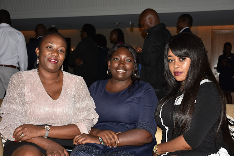 Media personalities Wangui Ngechu from Citizen TV, Beth Nyaga from KBC and Lilian Muli from Citizen TV