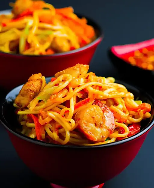 Prawn Schzwan Noodles