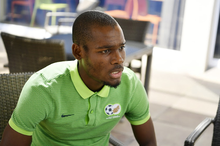 Tercious Malepe of Chippa United FC (SA)during the South Africa U/23 media open day at Milpark Garden Court Hotel on September 05, 2019 in Johannesburg, South Africa.