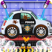 Police Multi Car Wash: Design Truck Repair Game  Icon