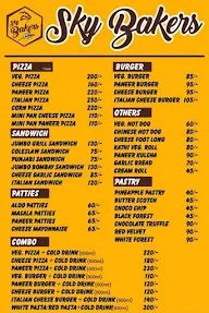 Sky Bakers menu 2