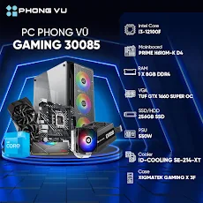 PC PV Gaming 30085 (i3-12100F/8GB/256GB SSD/GTX 1660S/No OS)