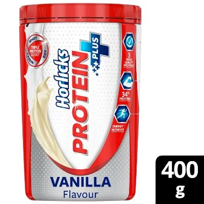 Horlicks Health And Nutrition Drink (Vanilla Flavor) 400G (Jar)