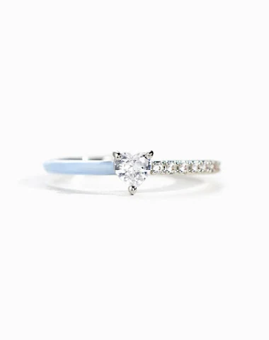 Anel Love Cut com temperamento de l - 3