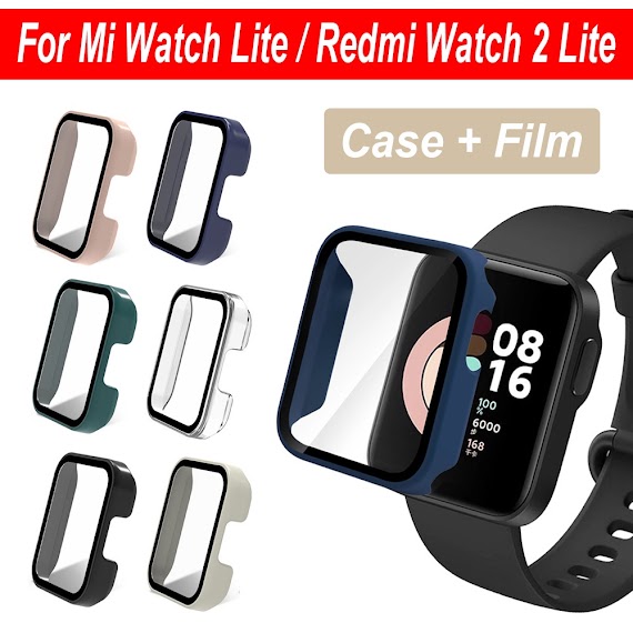 Ốp Bảo Vệ Bằng Pc Có Miếng Dán Bảo Vệ Màn Hình Thích Hợp Cho Xiaomi Mi Watch Lite / Redmi Watch 2