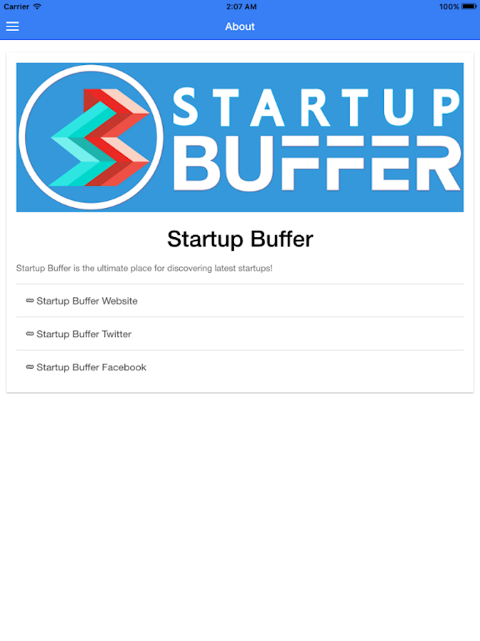   Startup Buffer – Capture d'écran 