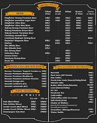 Night Rocks Bar & Kitchen menu 1