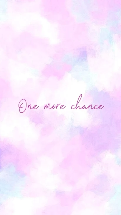 「One more chance」のメインビジュアル