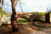 A severe thunderstorm hit the westrand in  Gauteng in the afternoon, causing serious damages to properties. In some areas, traffic was diverted due to fallen trees and flash floods. / Moeletsi Mabe/Sunday Times