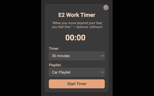 E2 Work Timer