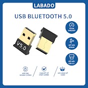 Usb Bluetooth 5.0 Cho Pc - Usb Bluetooth Máy Tính Kết Nối 20M V5.0 Labado V5