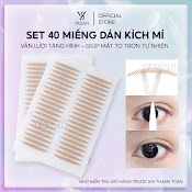 Miếng Dán Kích Mí Vân Lưới Siêu Tàng Hình Set 40 Cái Dán Tạo Mí Ren Giúp Đôi Mắt To Tròn Tự Nhiên Yasan