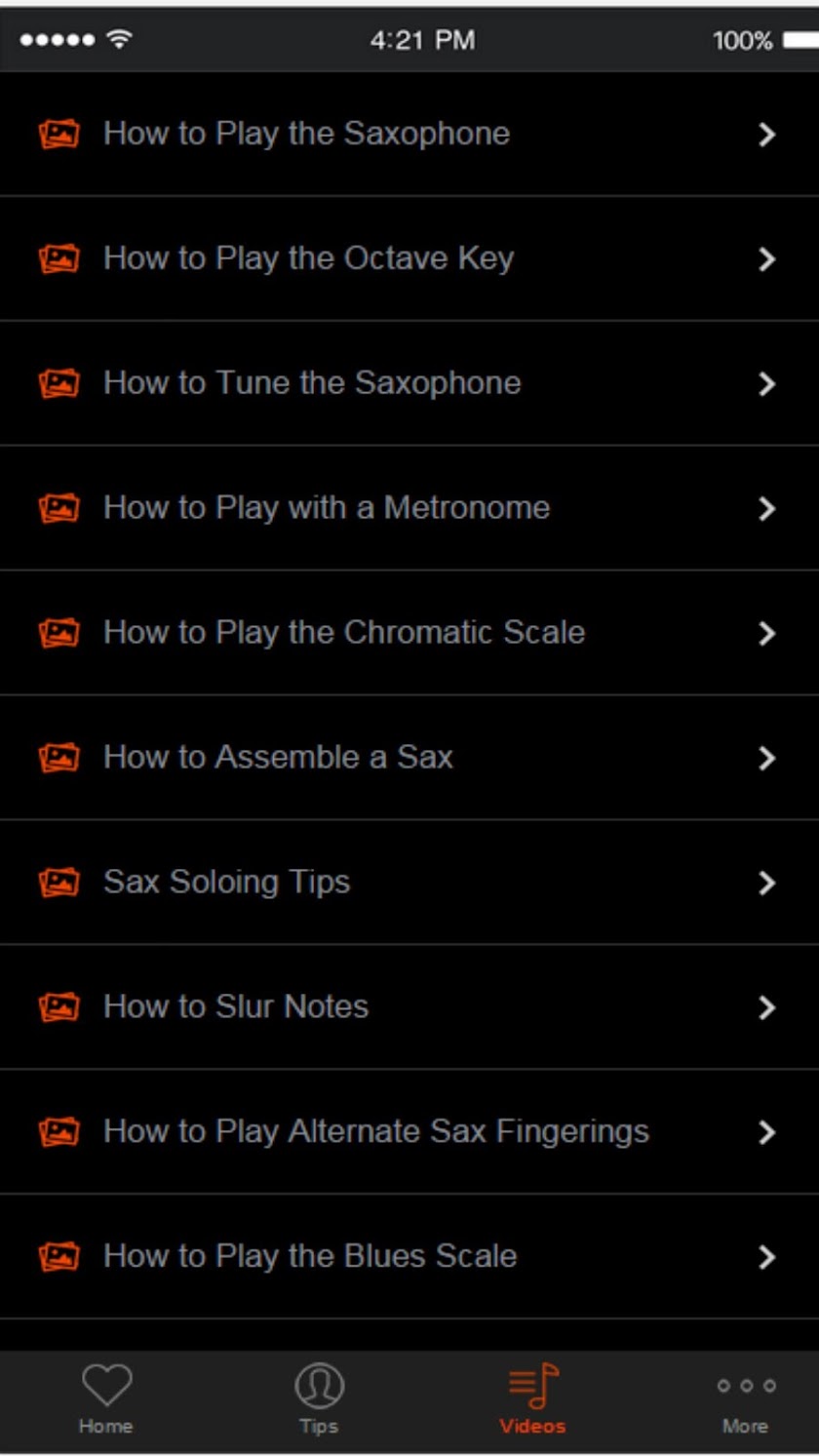 How to Play Saxophone Screen 3