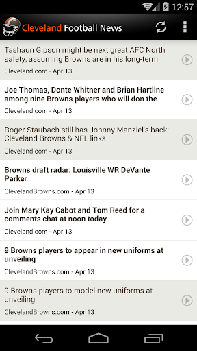 Cleveland Football News