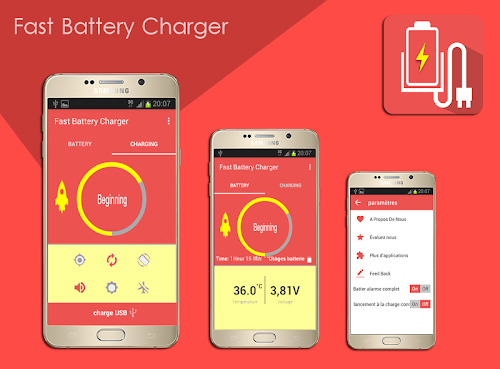 Android application Fast Battery  Charger screenshort