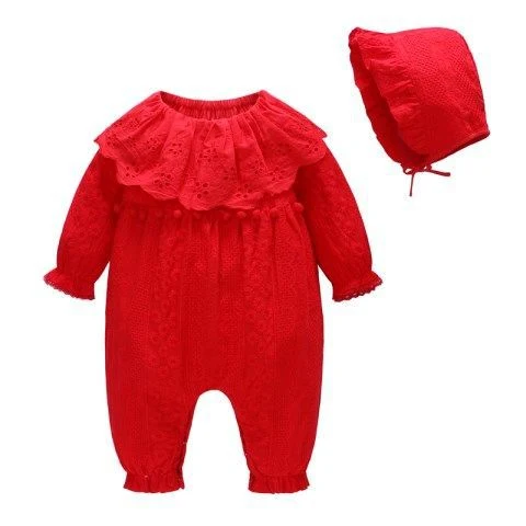 Prinzessinnen Herbstkleidung im Western-Stil, süße Baby-Bodys. Bezaubernde Outfits für dein Baby, warm und stilvoll durch den Herbst.