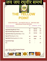 The Yellow Point menu 2