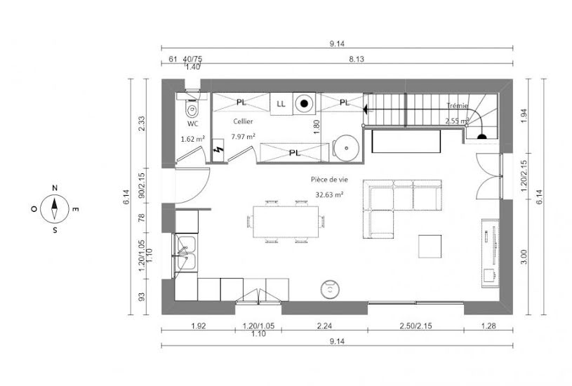  Vente Terrain + Maison - Terrain : 855m² - Maison : 80m² à Lorgues (83510) 