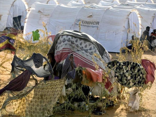 Refugees at Dadaab refugee camp.photo/file.